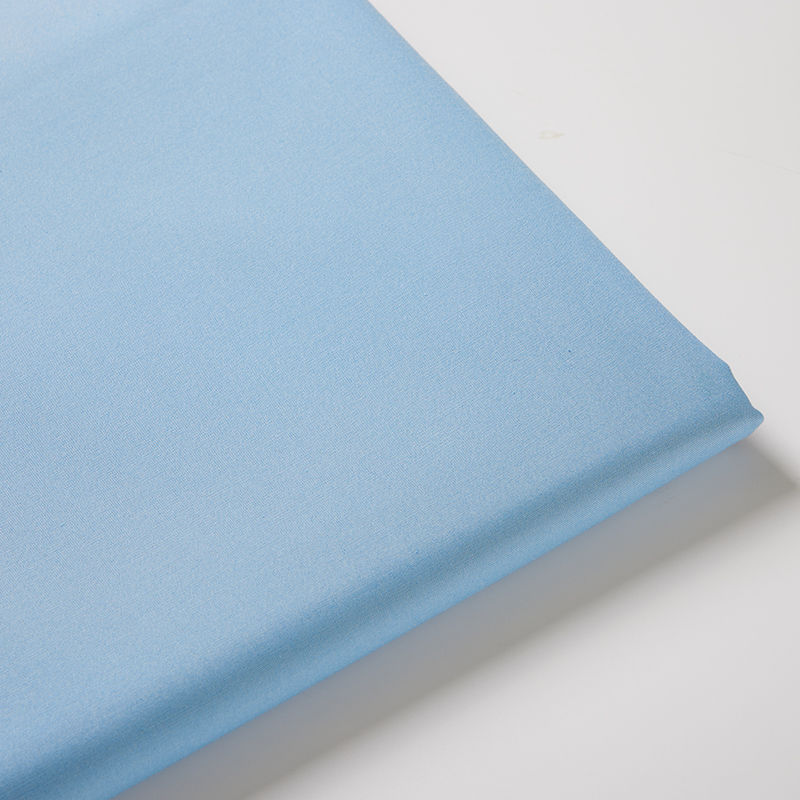 Light Blue Poly Cotton Blend Fabric