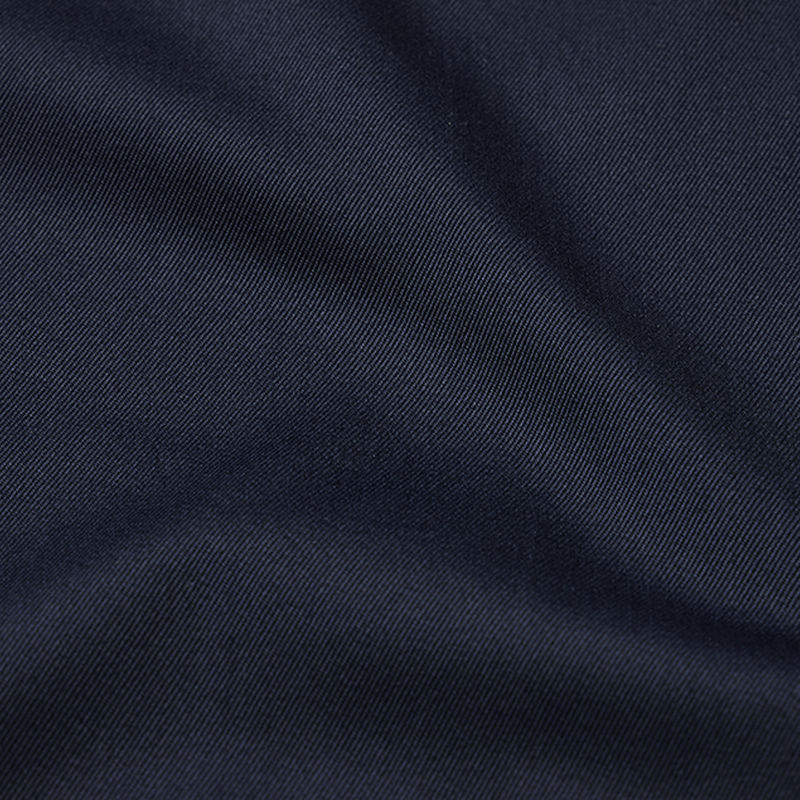 navy blue poly cotton blend fabric